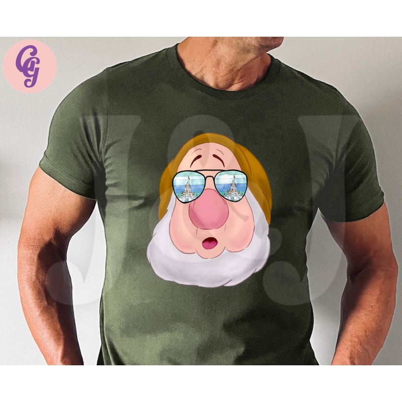 Sneezy - Sneezy Graphic Tee Shirt - Snow White and the Seven Dwarfs - Snow White Dwarfs Matching Character Shirts - Disney Dwarfs Shirts.jpg