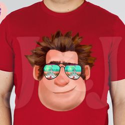 wreck it ralph shirt, magic family shirts, sunglasses, best day ever, custom character shirts, adult, toddler, wreckshir