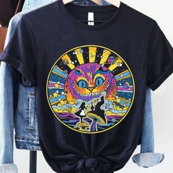 disney cheshire cat shirt / alice in wonderland