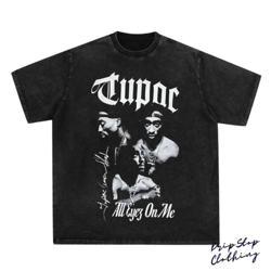 2pac t-shirt , rap concert merch 2pac rare hip hop graphic print , vintage style , 2pac all eyez on me
