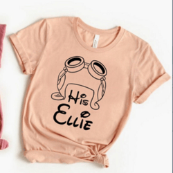 his carl her ellie shirts, carl and ellie shirt, up couple shirt, disney couple