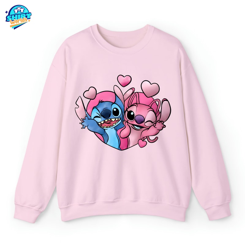 Disney Stitch and Angel Valentine Shirt, Angel Valentine Shirt, Disney Valentine's Day Shirt, Stitch Valentine Shirt.jpg