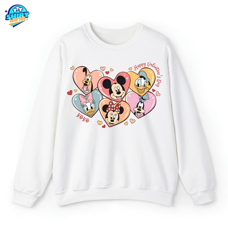 Mickey and Friends Disney Valentine Shirt, Disney Valentines Day Shirt, Valentine's Day Shirt, Valentine's Shirt, Cute Valentines.jpg
