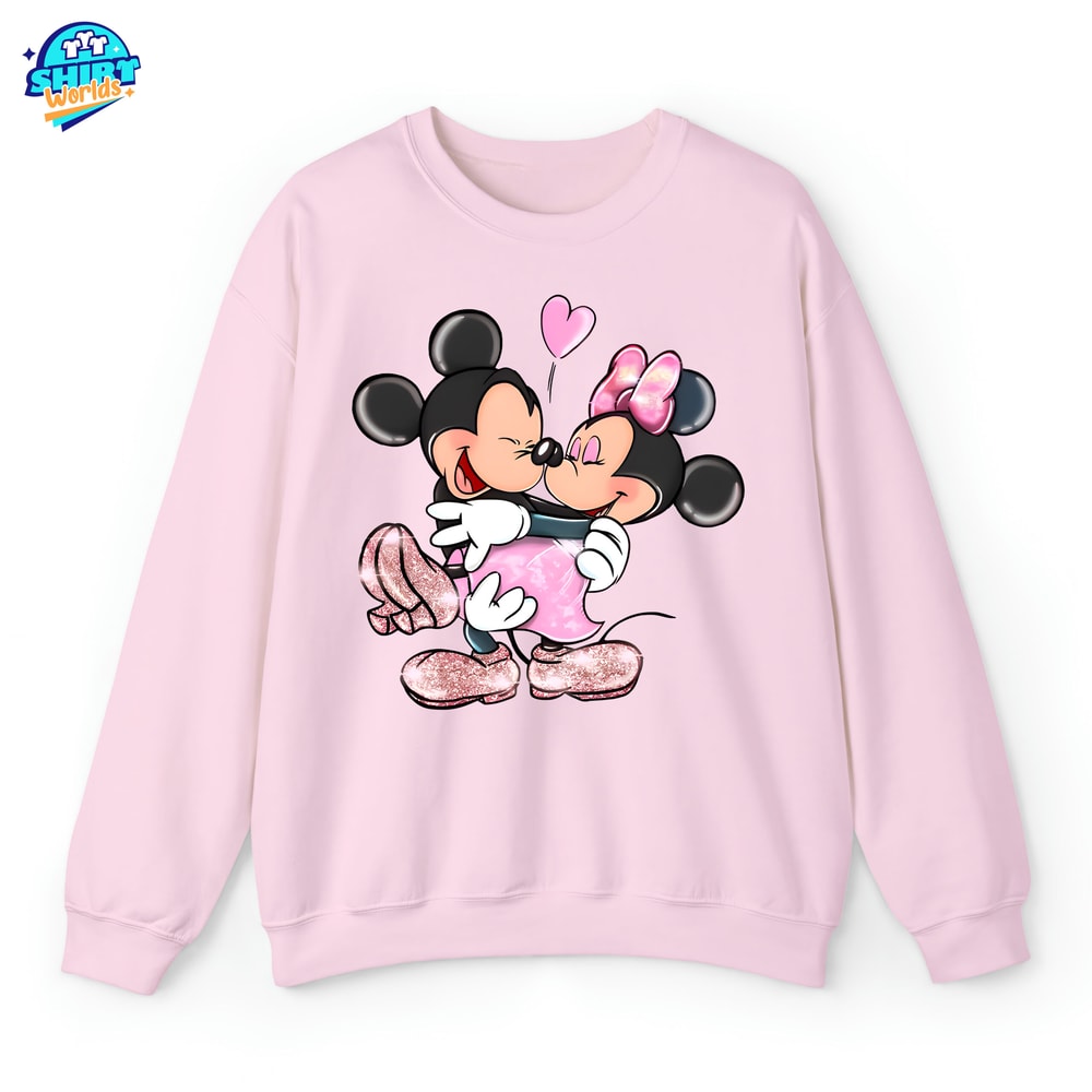 Mickey Valentine Shirt, I'm Always With You Sweatshirt, Happy Valentines Shirt, Mickey And Minnie Lovely Shirt, Valentines Day Gift Tee.jpg