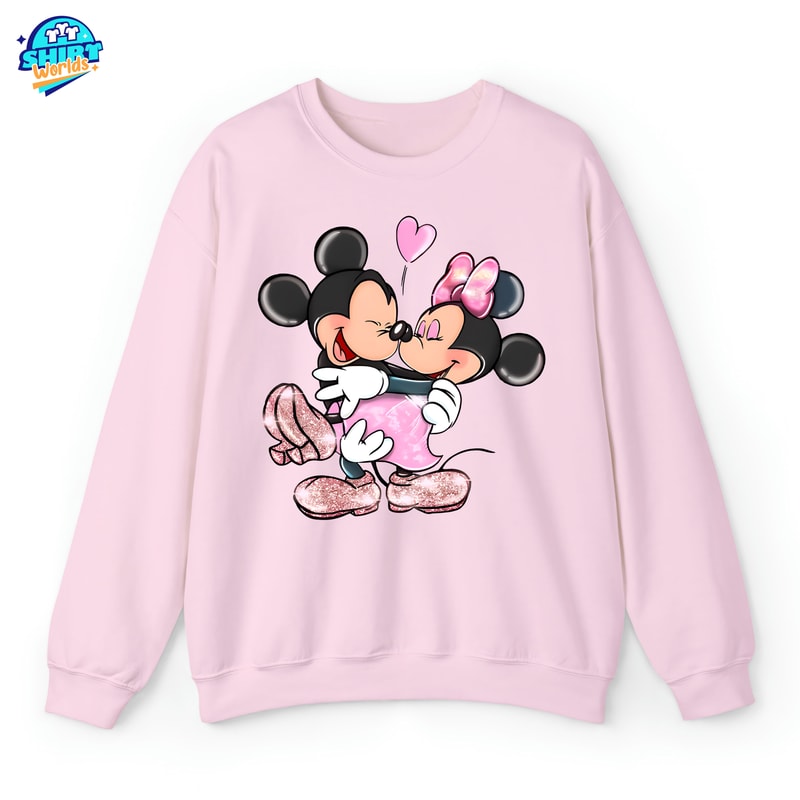 Mickey Valentine Shirt, I'm Always With You Sweatshirt, Happy Valentines Shirt, Mickey And Minnie Lovely Shirt, Valentines Day Gift Tee.jpg