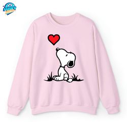 snoopy valentine shirt, cute valentine sweatshirt, snoopy shirt, snoopy love shirt, couple shirt, snoopy valentine's day