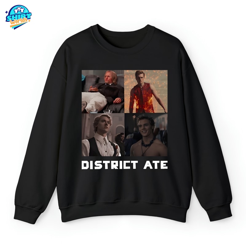 District Ate Shirt, THG Shirt, Josh Hutcherson, Sam Claflin, Tom Blythe, Woody Harrelson, THG Fan Tee, Funny Unisex Gift Tee.jpg