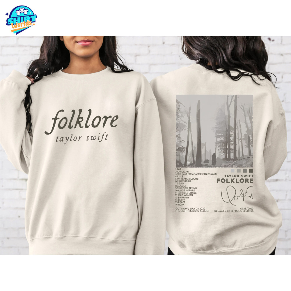 Folklore Shirt, Folklore Tracklist SHIRT, Folklore Sweatshirt, Taylor Shirt, TS Shirt, Forest Shirt, Swift Shirt, Swiftmas Shirt.jpg