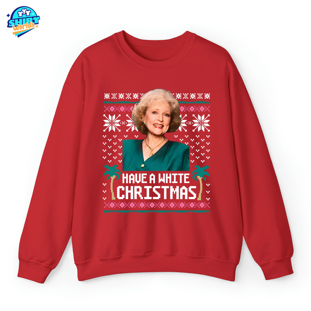 Have A Golden Christmas Shirt, Golden Girls Cartoon, Blanche Sophia Dorothy Rose, Golden Girls Characters, Christmas Sweatshirt for Fans.jpg
