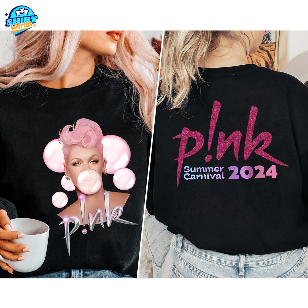 P!nk Summer Carnival 2024 Tour Sweatshirt, Pink Fan Lovers T-Shirt, Trustfall Album Crewneck, Concert 2024 P!nk Hoodie, P!nk Tour Merch.jpg