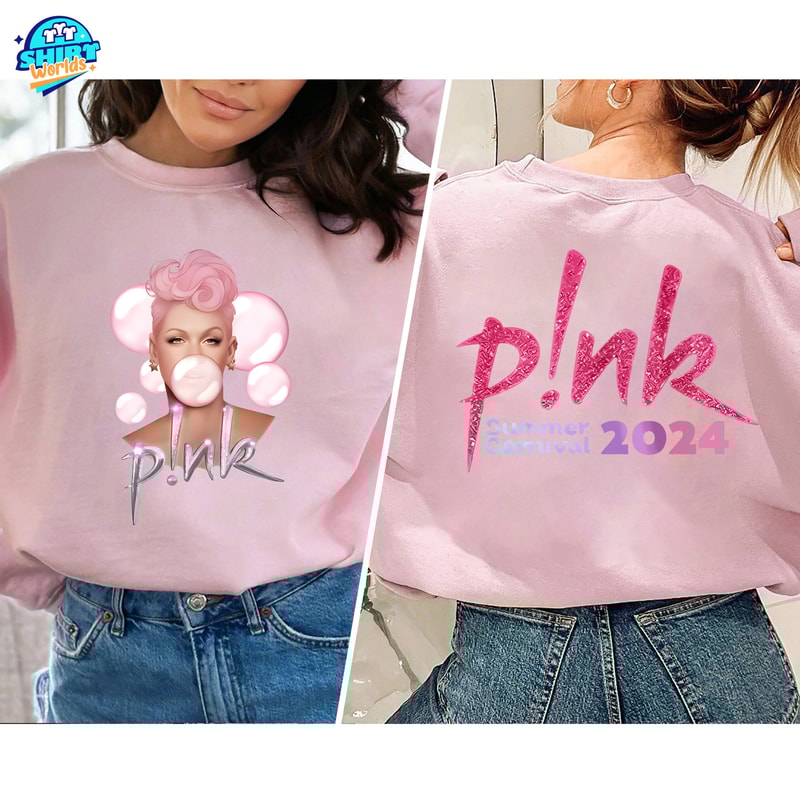 Pink Singer Summer Carnival 2024 Tour Shirt, Pink Fan Lovers Shirt, Music Tour 2024 Shirt, Trustfall Album Shirt, 2024 Pink Shirt.jpg