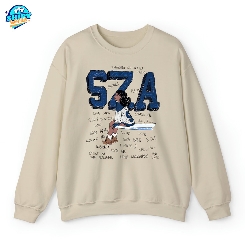 Retro SZA Sweatshirt, Sza Shirt Good Days, SZA Merch, Sza Sos Tour Shirt 2023, Sza Sos Album Shirt, Gift for Sza Fans, Music Lovers.jpg