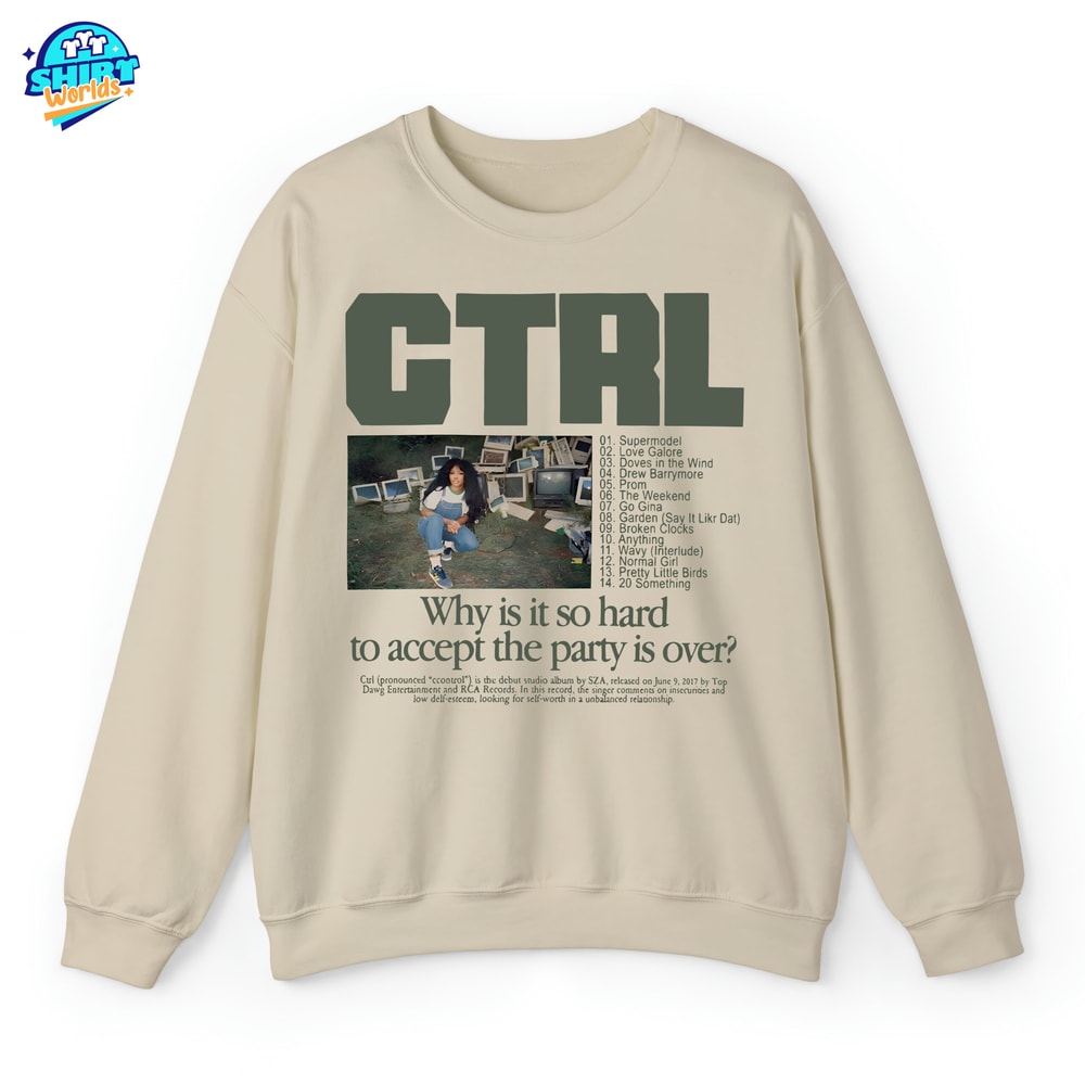 S.Z.A Hoodie, Vintage CTRL S.Z.A Album Sweatshirt, Tour 2023 Shirt, S.Z.A Merch, Gift For Men.jpg