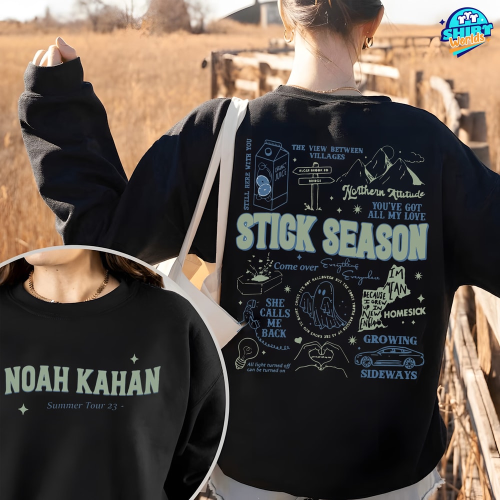 Vintage Stick Season 2023 Crewneck, Noah Kahan Hoodie, Country Music Sweatshirt, Noah Kahan Stick Season T-shirt, Stick Season Sweater.jpg