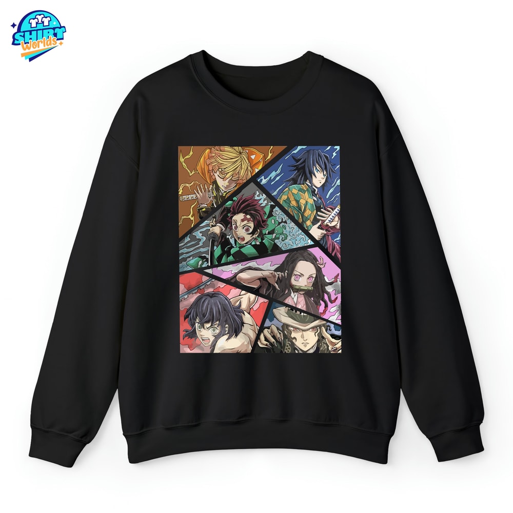 Anime Slayer Shirt, Hanajuku Anime Shirt, Anime Manga Shirt, Anime Shirt, Gifts For Anime Lovers, Anime Demon Shirt.jpg
