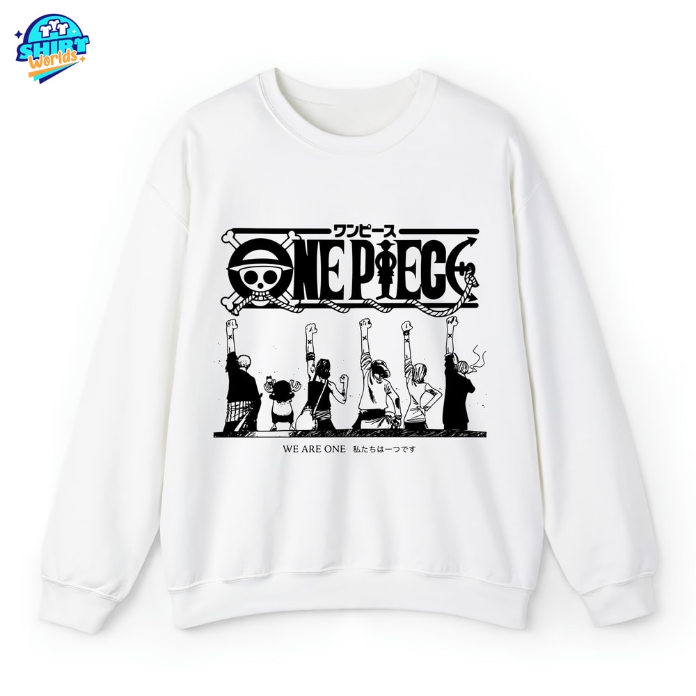 Anime T-shirt, Anime Japanese Shirt, Manga Shirt, Vintage Anime Shirt, We Are One t-shirt, One Piece Sweatshirt, One Piece Unisex Tees.jpg