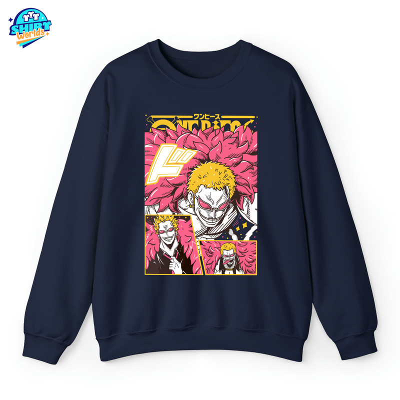 Doflamingo Shirt, One Piece Anime Shirt, Anime Shirts, Gifts For Anime Lovers.jpg