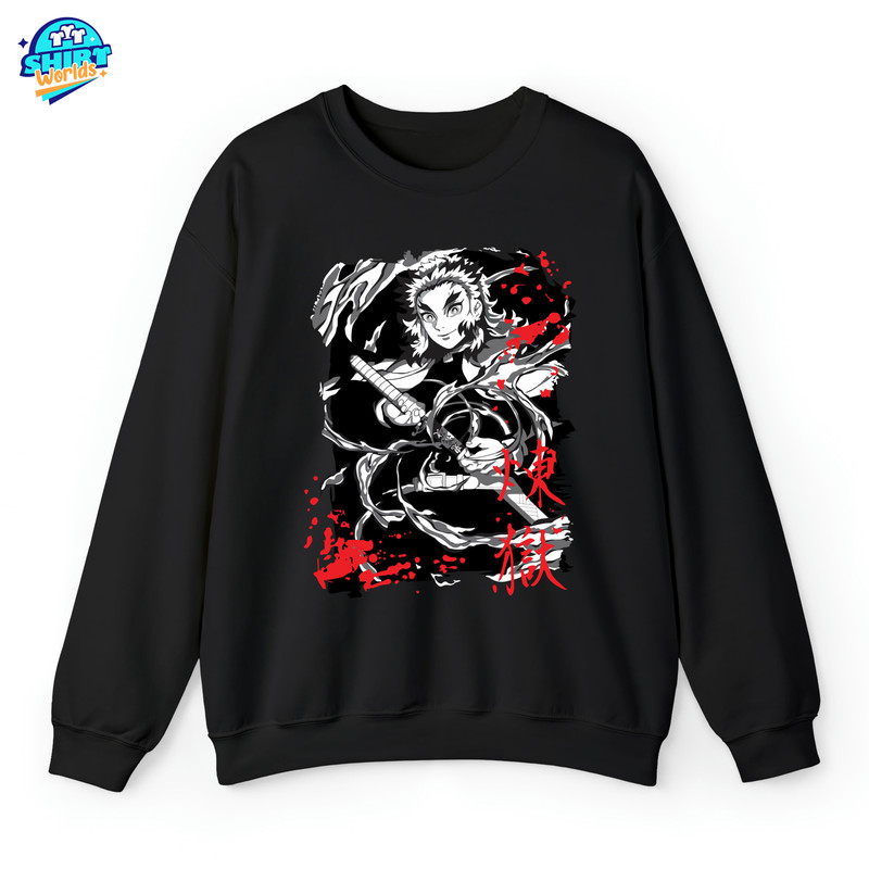 Kyojuro Rengoku Shirt, Demon Slayer Anime, Anime Manga Shirt, Anime Shirt, Gifts For Anime Lovers, Anime Demon Shirt.jpg