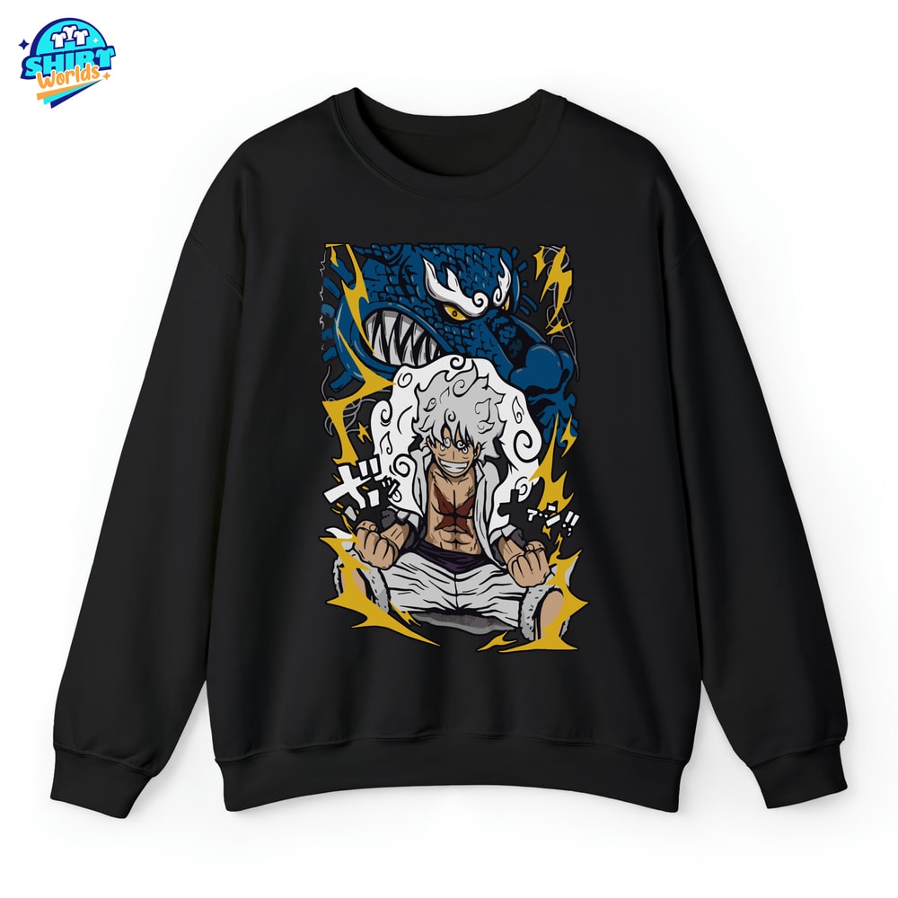 Monkey D.Luffy Gear 5 Shirt, Monkey D.Luffy, One Piece Pirate King, One Piece Anime Shirt, Vintage Anime 90s Shirts, Gifts For Anime Lovers.jpg