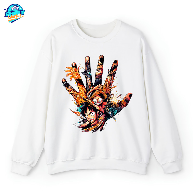 Monkey D.Luffy One Piece Shirt, One Piece Pirate Crew, One Piece Anime Shirt, Straw Hat Shirt, Gifts For Anime Lovers.jpg