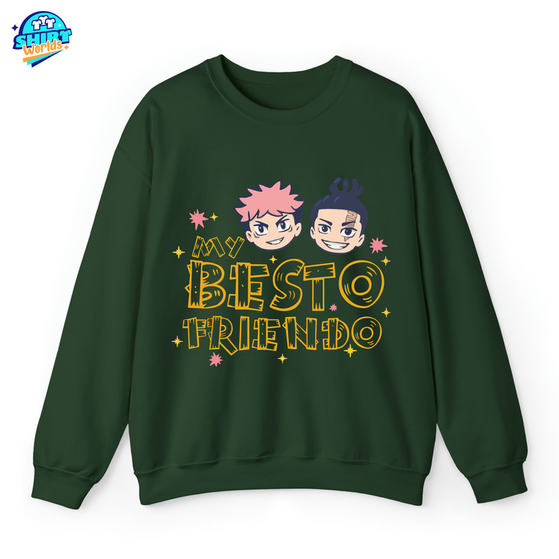 My Besto Friendo Shirt, Jujutsu Kaisen Shirts, Anime Lover Gift, Anime Lover Sweatshirt, Gift for Him, Anime Lover Gift.jpg