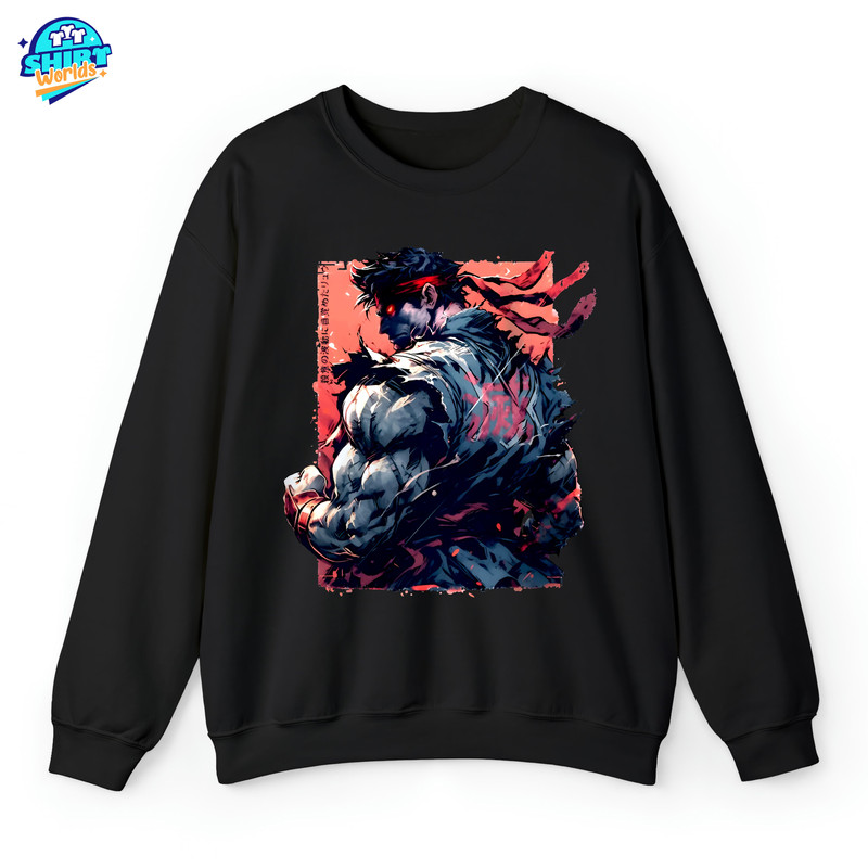Ryu Street Fighter Shirt, Manga Shirt, Anime Ryu Graphic Tee, Anime Manga Shirt, Gifts For Anime Lovers.jpg