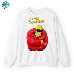 homer simpson x balenciaga shirt, the simpsons shirt, the simpsons tee, the simpsons merch, cartoon shirts, the simpsons