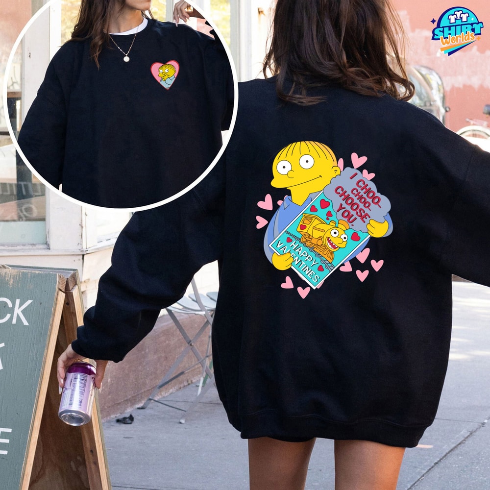 Ralph Wiggum, I Choo Choo Choose You Valentines Day TShirt, The Simpsons TShirt, Homage Graphic Shirts, The Simpsons Shirt, Cartoon Shirts.jpg