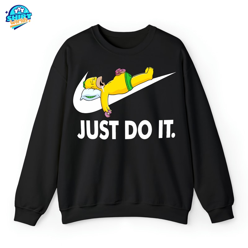 Simpson Homer Hoodie, Just Do It Sweatshirt, Classic Cartoon Character Pullover, Retro TV Fan Sweater, Classic Unisex Pullover Hoodie.jpg