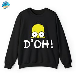 the simpsons homer doh t-shirt, the simpsons t-shirt, the simpsons merch, cartoon tv show tee, series fan tee, the simps