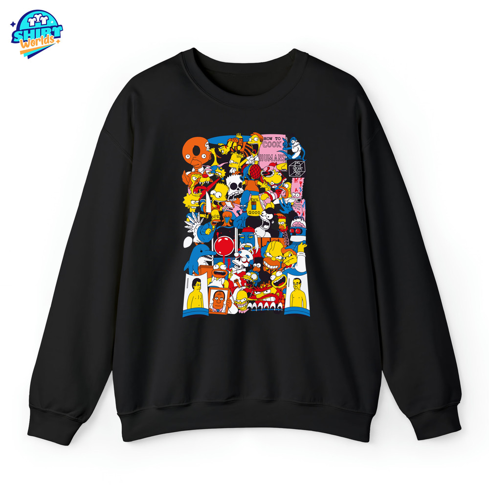 Treehouse of Horror Tee, The Simpsons Shirt, The Simpsons T-shirt, The Simpsons Merch, Cartoon TV Show, Fan Tee, The Simpsons Fan Shirt.jpg