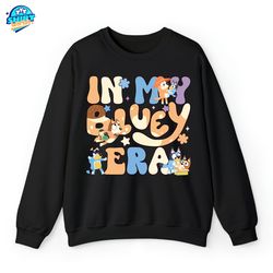 in my bluey era shirt, bluey cool mom club shirt, bluey chilli heeler shirt, bluey mom shirt, bluey mum gift, in my blue