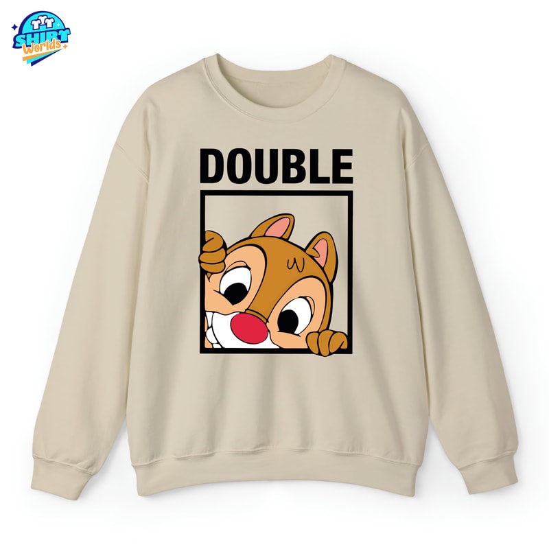Chip And Dale Shirt, Double Trouble Shirt, Disney Couple Shirts, Disney Family Shirts, Disney Halloween Shirt, Disney Matching Shirt.jpg