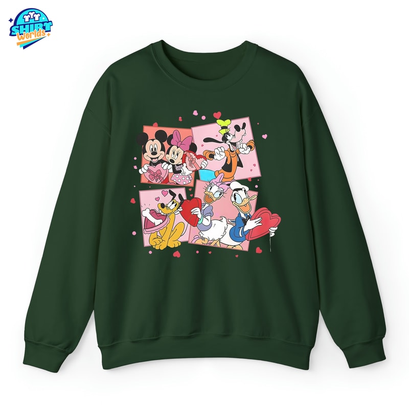 Disney Valentine Shirt, Mickey and Friends Valentine Shirt, Disney Couple Shirt, Valentine's Day Shirt, Disney Vacation Shirt.jpg