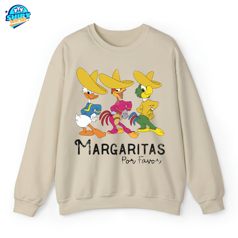 Disney Vintage Shirt, Disney Margarita Shirt, Disney Epcot Shirt, Margaritas Epcot Shirt, The Three Caballeros Shirt.jpg