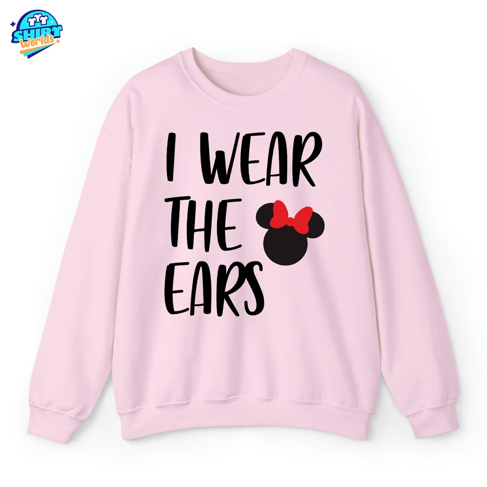 I Wear The Ears - I Buy The Beers Matching Disney Couples Shirts, Minnie and Mickey Adult Shirts.jpg