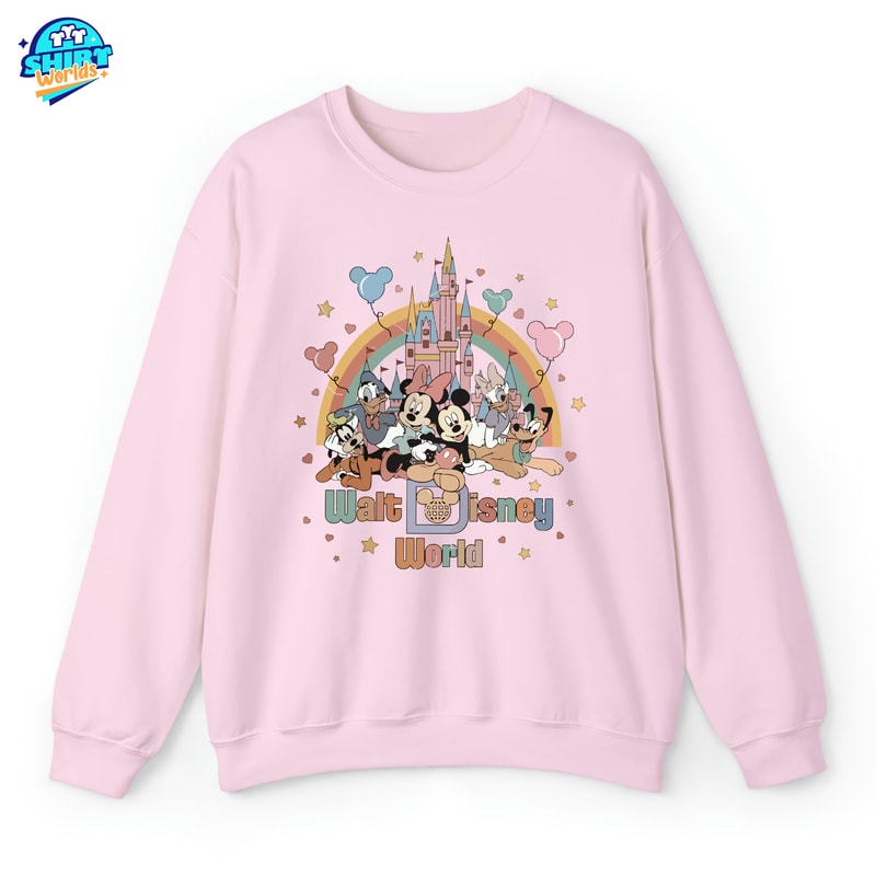 Retro Walt Disney World Shirt, Vintage Disneyworld Shirt, Mickey And Friends Shirt, Magic Kingdom Shirt, Disney Trip Shirt.jpg