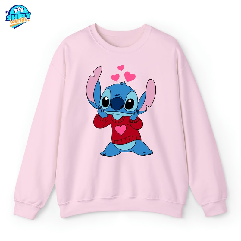 Stitch Shirt, Best Gift For Her, Disney Valentines Day Shirt, Stich Valentine Gift, Love Stitch Shirt, Stitch Gift, Disneyland Couple Tee.jpg