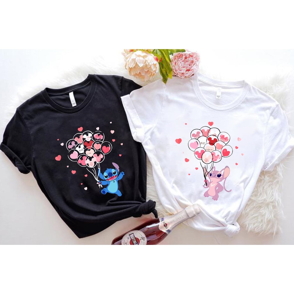 Stitch Valentine Shirt, Stitch Shirt, Disney Stitch Shirt, Disney Valentine's Day Shirt, Valentine's Stitch, Lilo and Stitch Shirt 1.jpg
