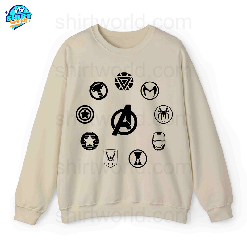 Avengers Symbol Sweatshirt, Avengers Logo Sweatshirt, Marvel Sweatshirt & Hoodie, Marvel SweatShirt, Marvel Hoodie.jpg