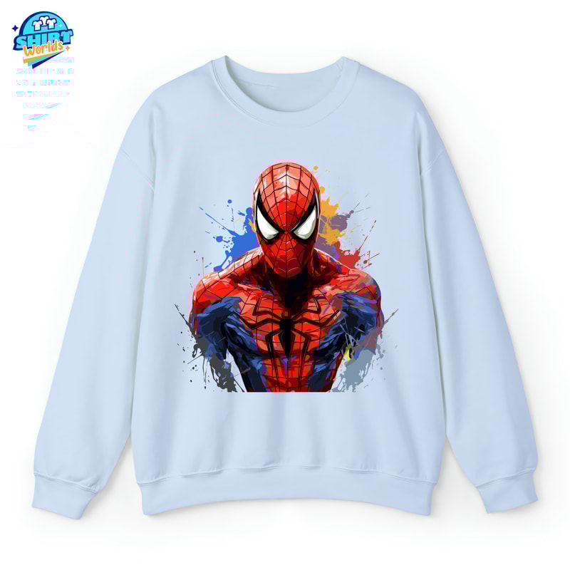 Spider-Man Watercolor Shirt, Superhero Shirt, Spiderman Birthday Gift, Marvel Spiderman Tee, Shirt for Spiderman Fans, Fans Apparel.jpg