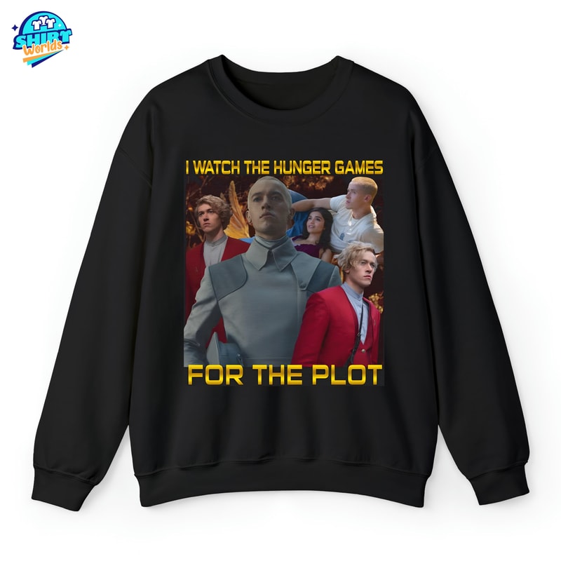 The Hunger Games Coriolanus Snow, I Watch The Hunger Games for The Plot Snow Lands On Top Shirt, I Can Fix Him Hunger Games Merch.jpg