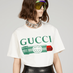 Gucci Lipstick Logo T-shirt
