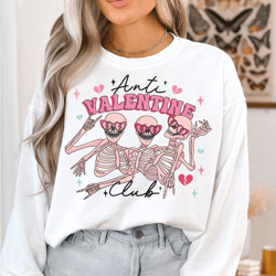 anti valentine club shirt| funny valentine's shirt | valentine's day | sublimation design | digital design | valentine