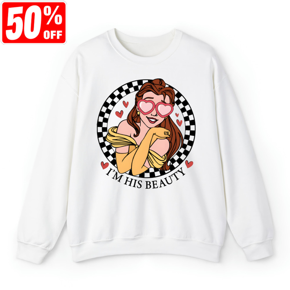 Beauty The Beast Valentine Shirt, Disney Valentine Sweatshirt, Disneyland Valentine Shirt, Valentine Hoodie, Couple Sweatshirt For Disney.jpg