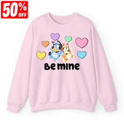 bluey mum dad shirt, be mine valentine bluey shirt, bandit heeler shirt, bandit chili bingo, doodle candy hearts shirt