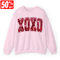Glitter Valentines Day Sweatshirt, Valentines Day XOXO T-shirt, Valentine Gift For Her, Valentines Gift For Teacher, Not Real Glitter.jpg