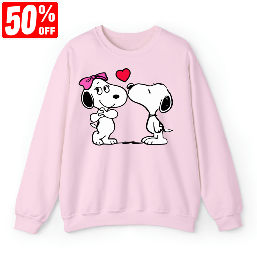 Kissing Snoopy Valentine Shirt, Cute Valentine Shirt, Snoopy Valentine's Day Love Hearts T-Shirt , Snoopy Shirt, Snoopy Love Sweatshirt.jpg