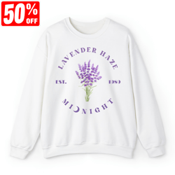 lavender haze midnight sweatshirt, taylor's album crewneck, lavender haze est 1989 tee, lavender haze hoodie, taylor's v
