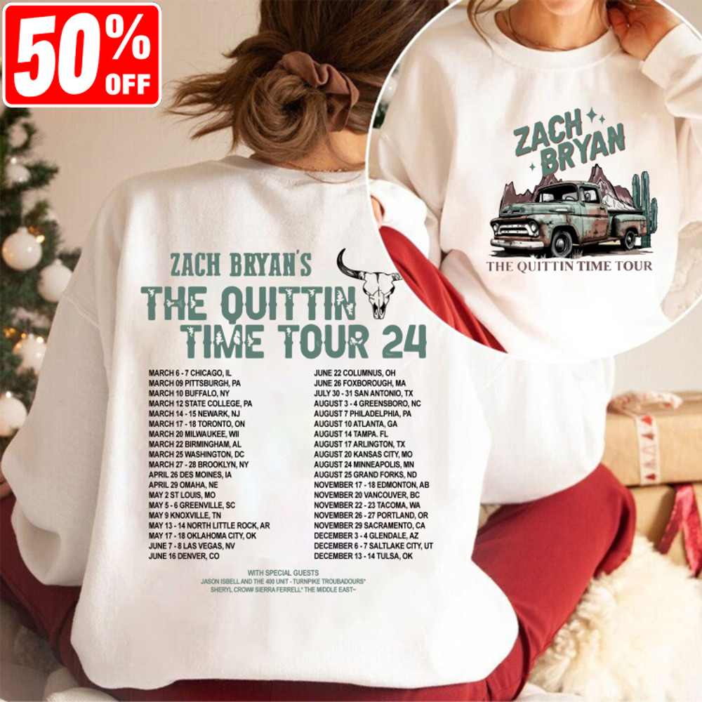 The Quittin Time Tour Sweatshirt, Zach Bryan Concert Crewneck, Zach Bryan Country Music T-Shirt, Zach Bryan 2024 Show Hoodie, Burn Burn Burn.jpg